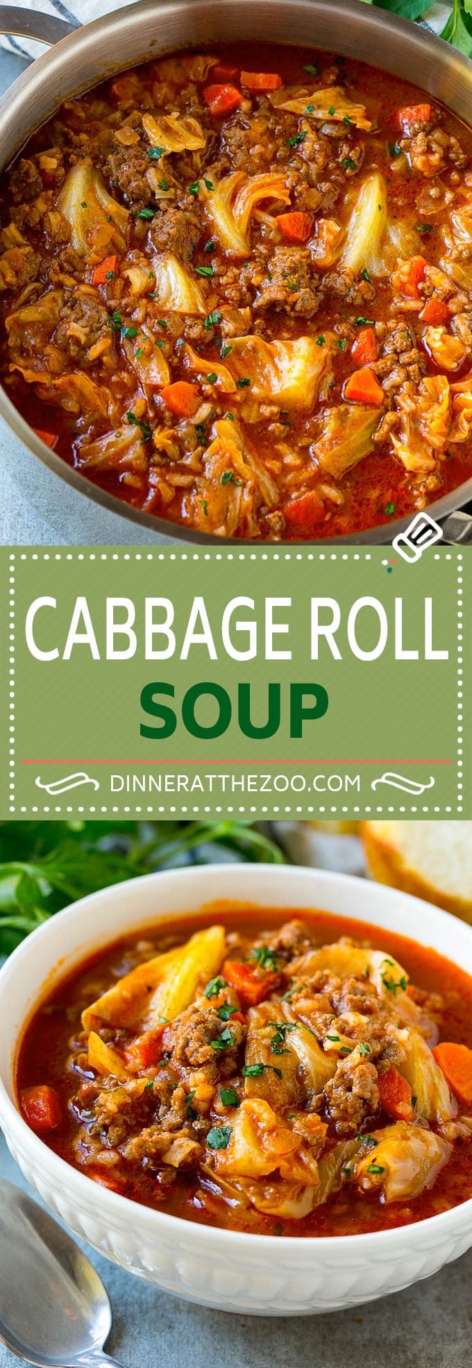 Cabbage Roll Soup Recipe | Unstuffed Cabbage Soup | Cabbage Soup Recipe | Beef and Cabbage Soup #cabbage #soup #cabbagesoup #beef #dinneratthezoo