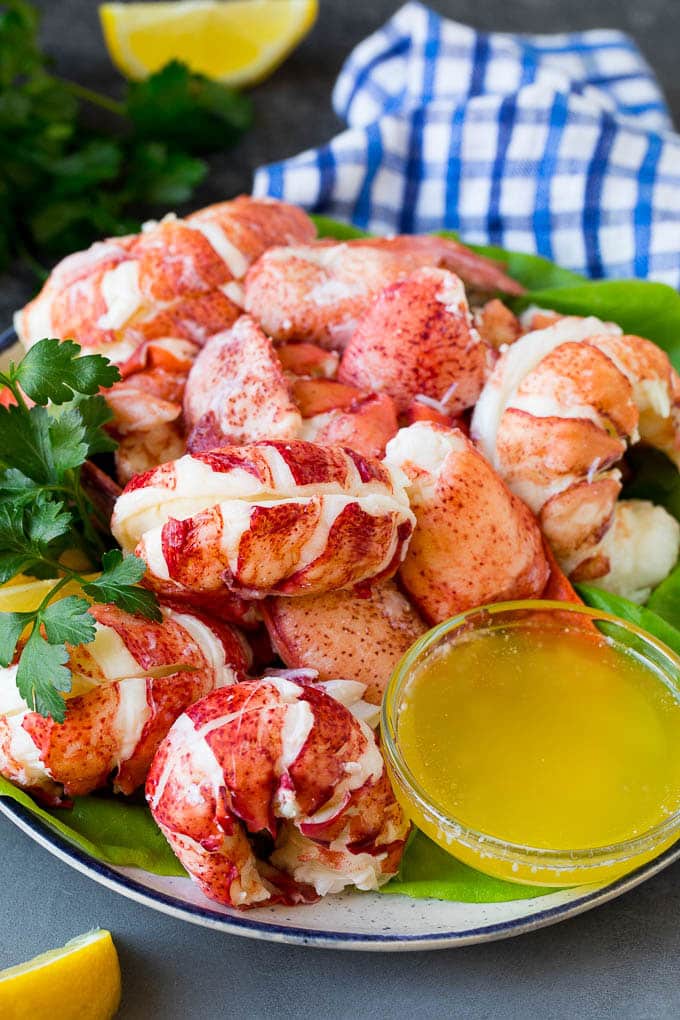 How to cook a lobster. shell it and serve it with melted butter.