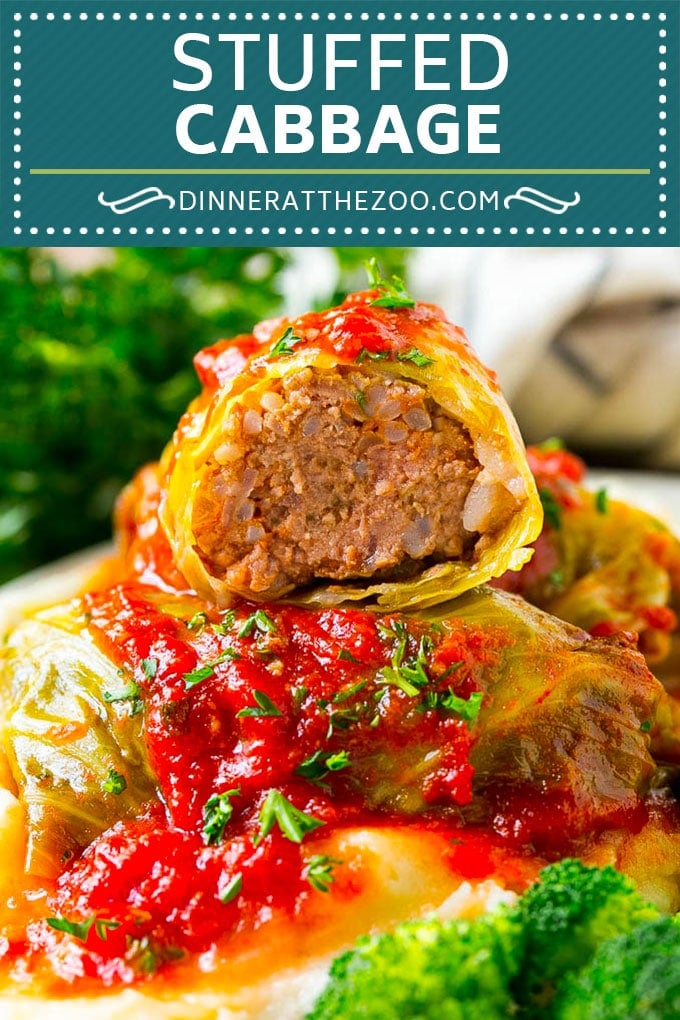 Stuffed Cabbage Recipe | Cabbage Rolls | Baked Cabbage #cabbage #beef #rice #glutenfree #dinner #dinneratthezoo